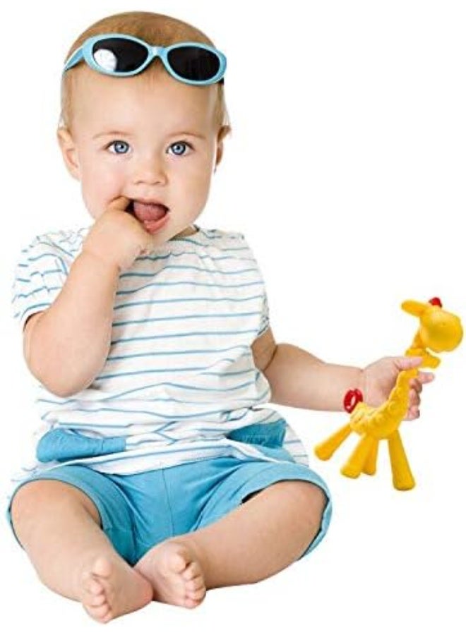 Mini treasures BPA Free Pack of 2 Baby Teething Toys Set Silicone Giraffe Shape Baby Teethers BPA Free Soothe Babies Gums for Babies Infants Toddlers Boys & Girls - Image 4